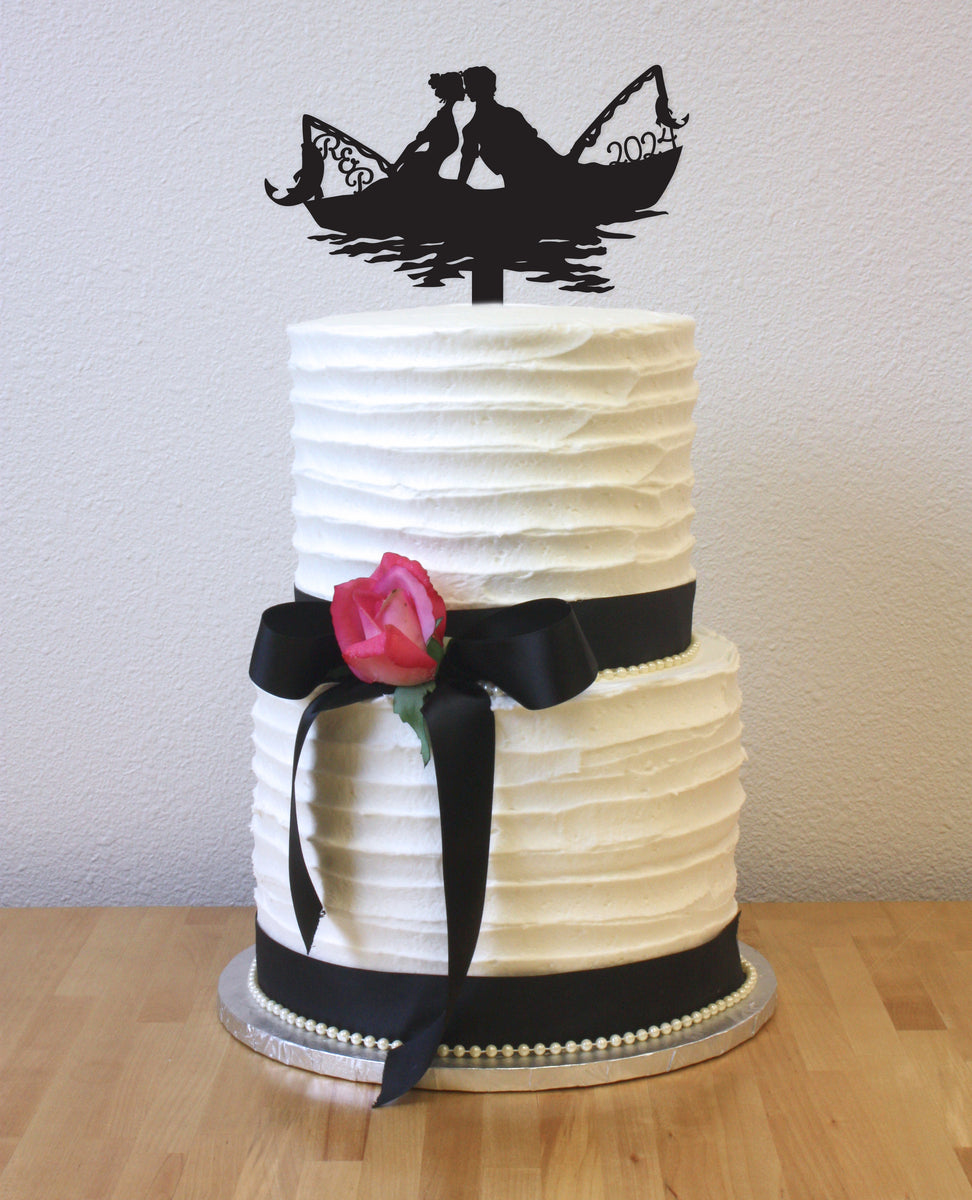cake decoration fish and hook Fishing Boat And A Kiss - Fish On Hook