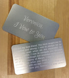 Metal Business Cards (MC002) - Double Side