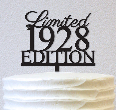 Limited {Your Year} Edition - Personalized (BD006)