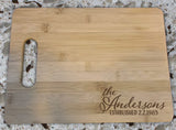 Bamboo Cutting Board (CB004) - Personalized