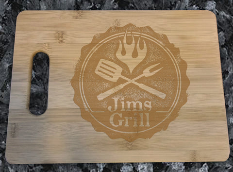 Bamboo Cutting Board (CB007) - Grill Personalized