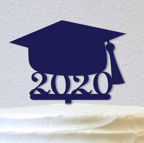 Grad Hat With Year - Personalized (G002)