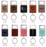 Leather Key Chain Bottle Opener (LK001)