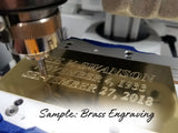 Custom Size Brass Plates (CBP001)