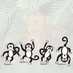 Silly Monkey (ORN005) - Personalized