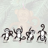 Silly Monkey (ORN005) - Personalized