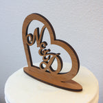 Hearts & Initials - Personalized (W001)