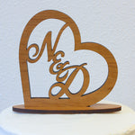 Hearts & Initials - Personalized (W001)