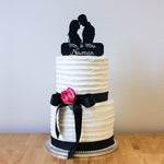 Silhouette Couple Mr and Mrs - Personalized (W006)