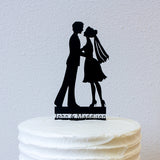 Silhouette Couple Names - Personalized (W011)