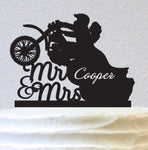 Dirt Bike - Bride Groom - Personalized (W030)