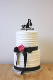 Silhouettes {Almost} Kiss - Personalized (W032F)