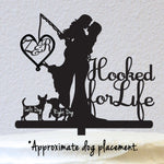 Hooked For Life With Pets - Female And Female - Personalized (W033F)