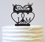 Her Buck His Doe - Initials - Personalized (W036)