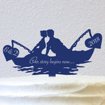 Fishing Boat And A Kiss - Personalized (W037)
